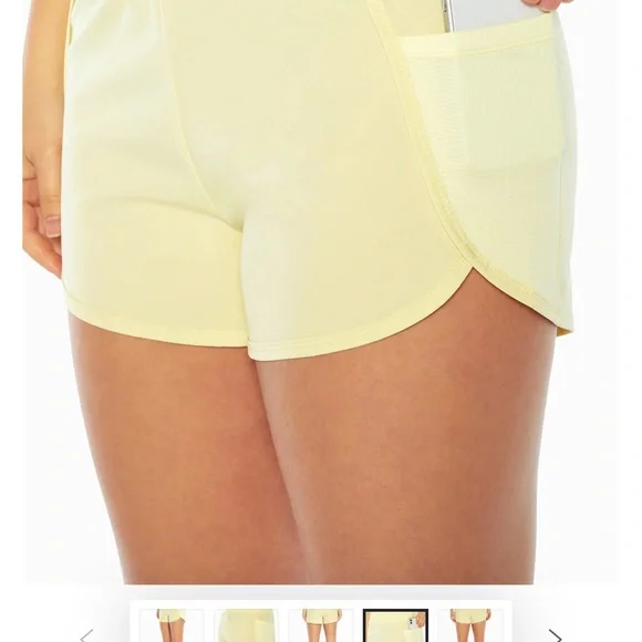 Yellow Women's Shorts - Picture 4 of 5